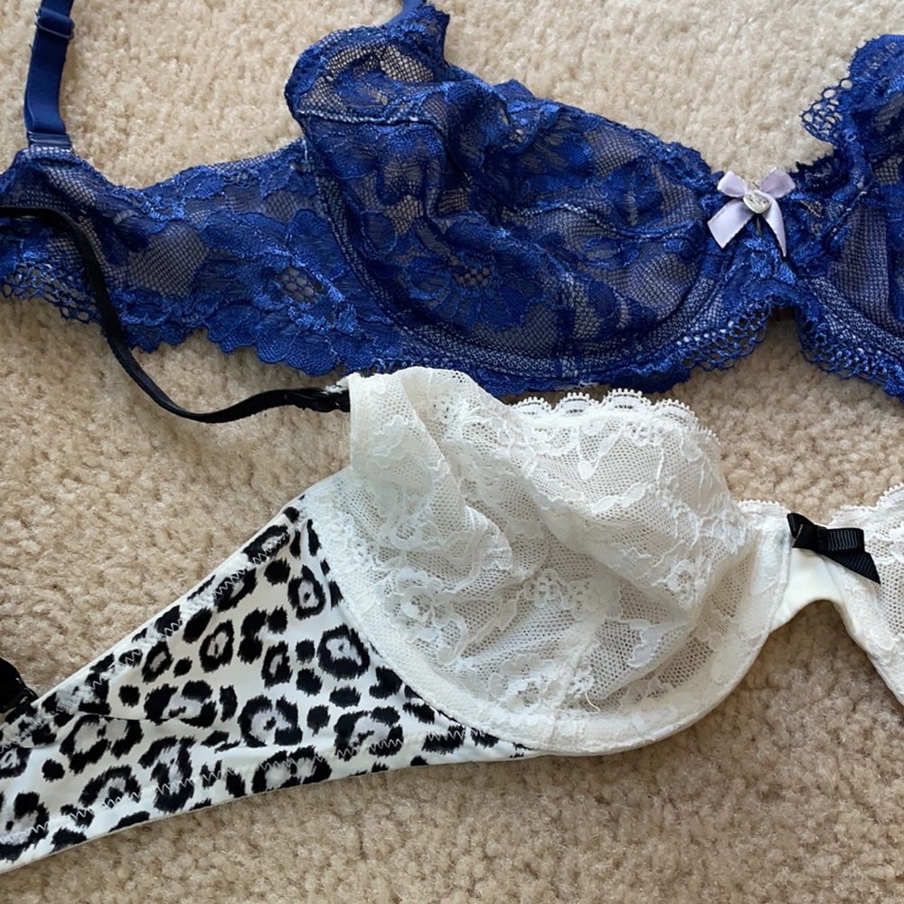 Victoria’s Secret Lace Bras 32D and 34C